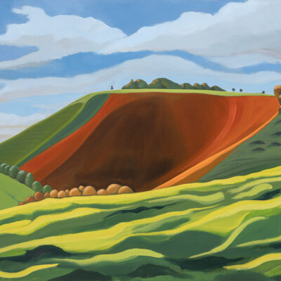 Martinsell Hill - oil on linen